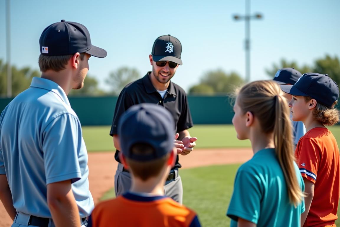 Ligas infantiles de béisbol con árbitros certificados